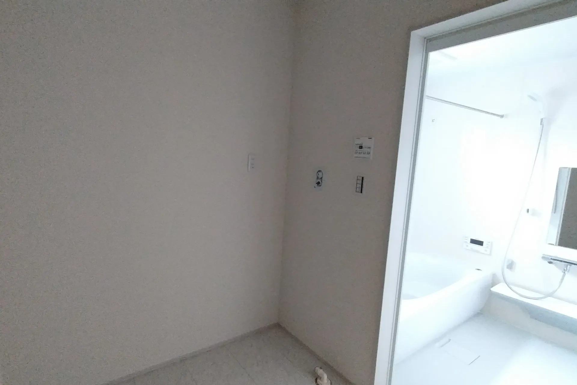 洗濯機置き場です