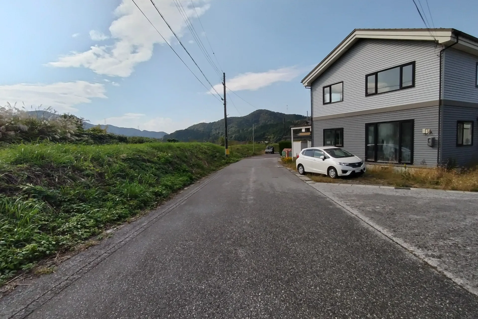 南側道路です